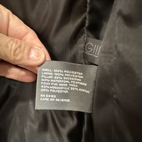 Kenneth Cole Women’s Diamond Quilted Puffer Down Parka Coat in Black Size XS - Picture 5 of 10